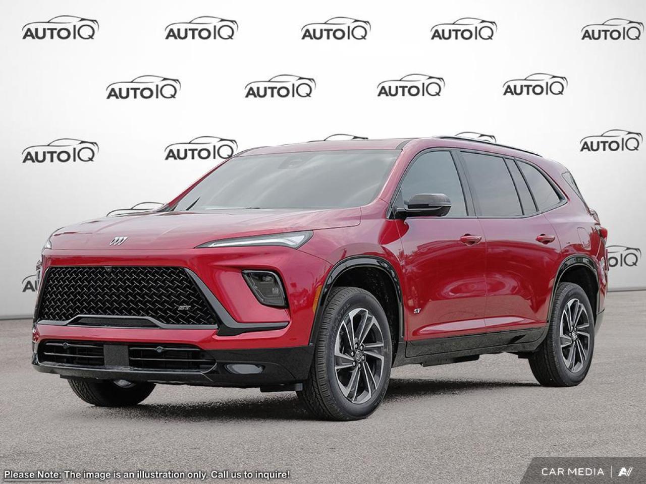 New 2026 Buick Enclave Sport Touring |SUNROOF, PWR, PANORAMIC WITH SUNSHADE|CHERRY RED TINTCOAT|ENG BLOCK HEATER|ENG, 2.5L TURBO DOHC SIDI|, 8-SPD|PWR PKG|PREF EQUIP GROUP for sale in Tillsonburg, ON