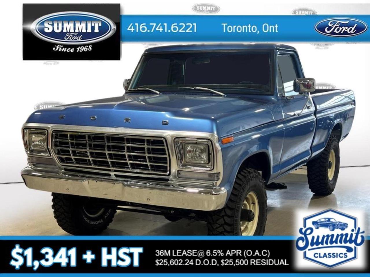 Used 1978 Ford F-150 Custom Cab | Air Conditioning for sale in Etobicoke, ON
