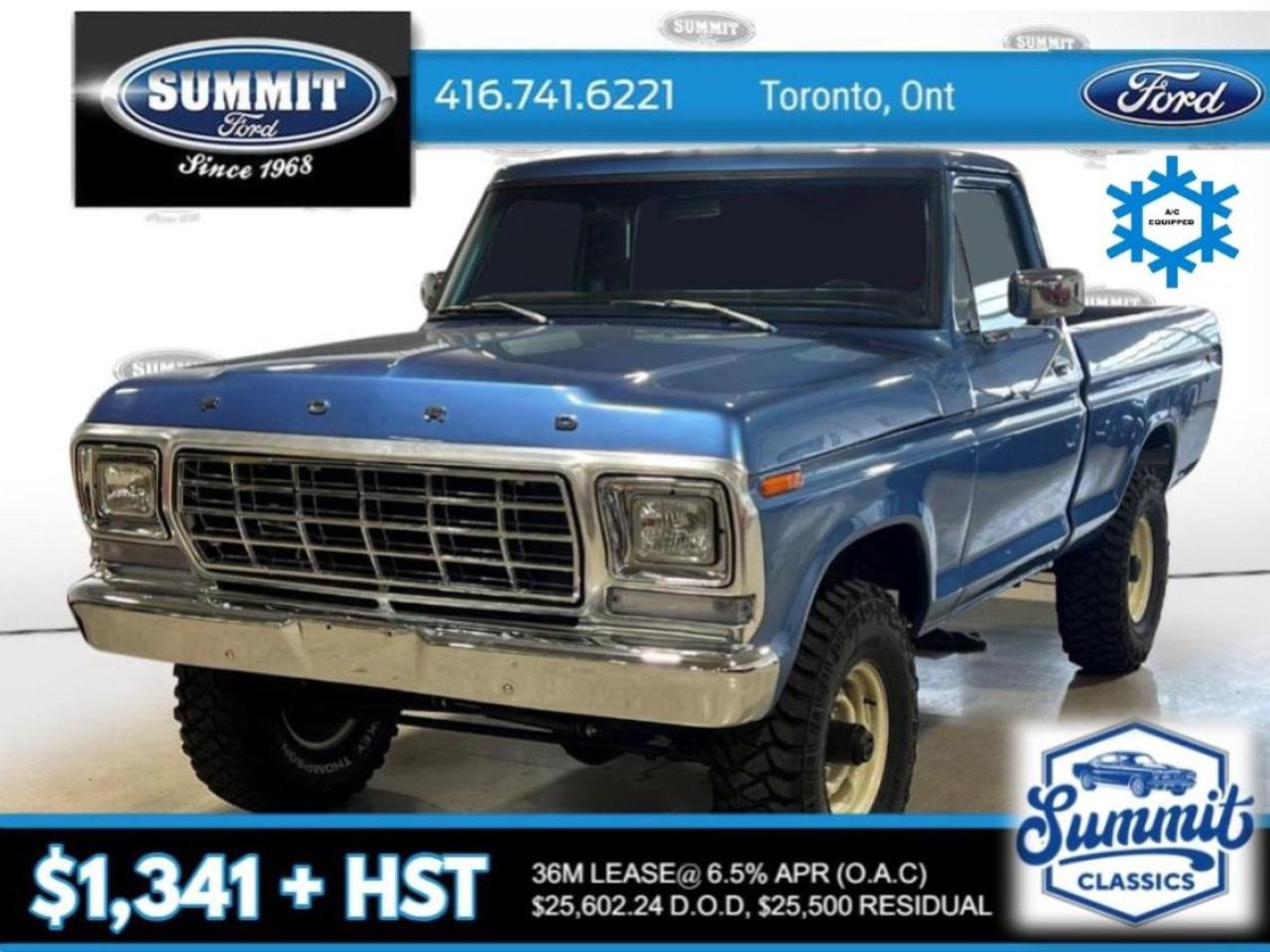 Used 1978 Ford F-150 Custom Cab | Air Conditioning for sale in Etobicoke, ON
