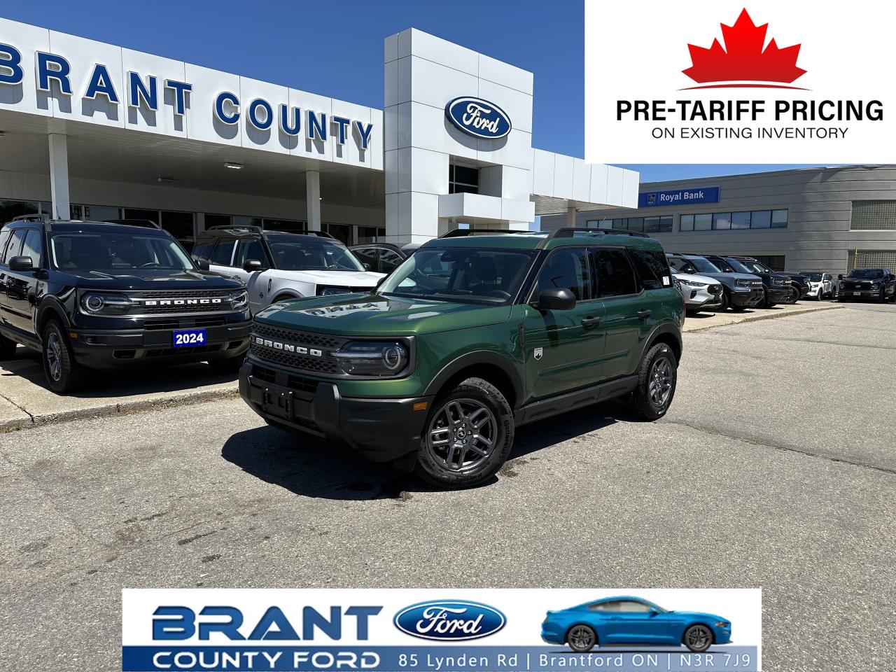 New 2025 Ford Bronco Sport BIG BEND for sale in Brantford, ON