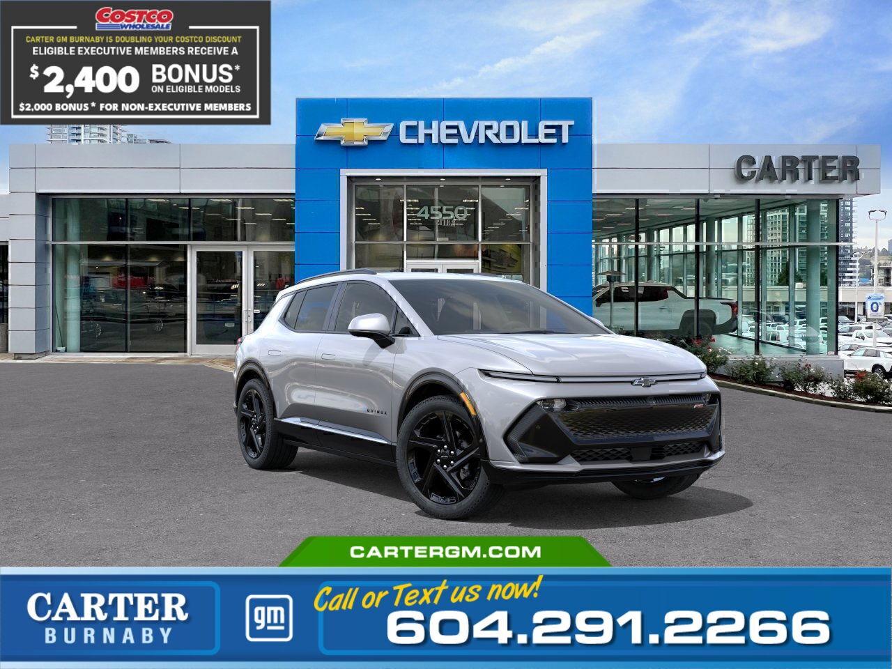New 2025 Chevrolet Equinox EV RS FWD | Double Costco Bonus: Up to $2,400! for sale in Burnaby, BC