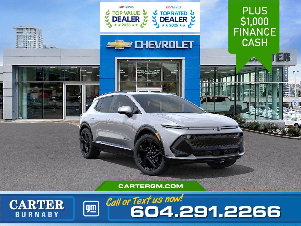 New 2025 Chevrolet Equinox EV RS FWD | Double Costco Bonus: Up to $2,400! for sale in Burnaby, BC