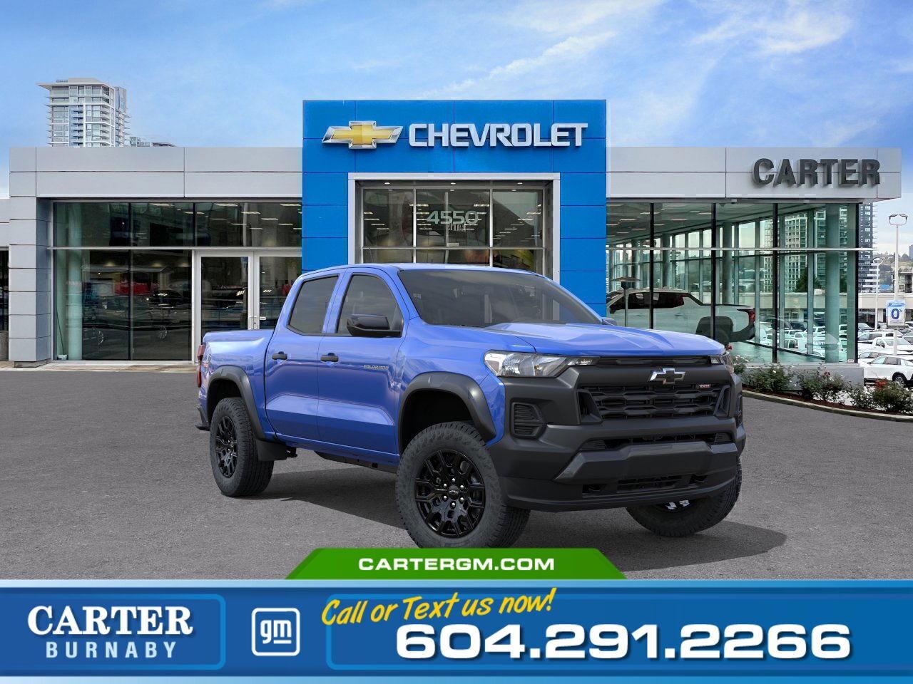 New 2025 Chevrolet Colorado 4WD TRAIL BOSS | 310 HP TURBOMAX/ADV TRAILERING for sale in Burnaby, BC
