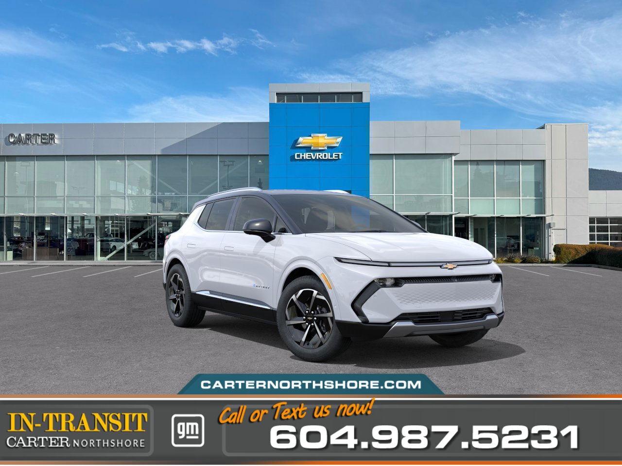 New 2025 Chevrolet Equinox EV 2LT | Heated Seats/LCD Display/Apdt Cruise Ctrl for sale in North Vancouver, BC
