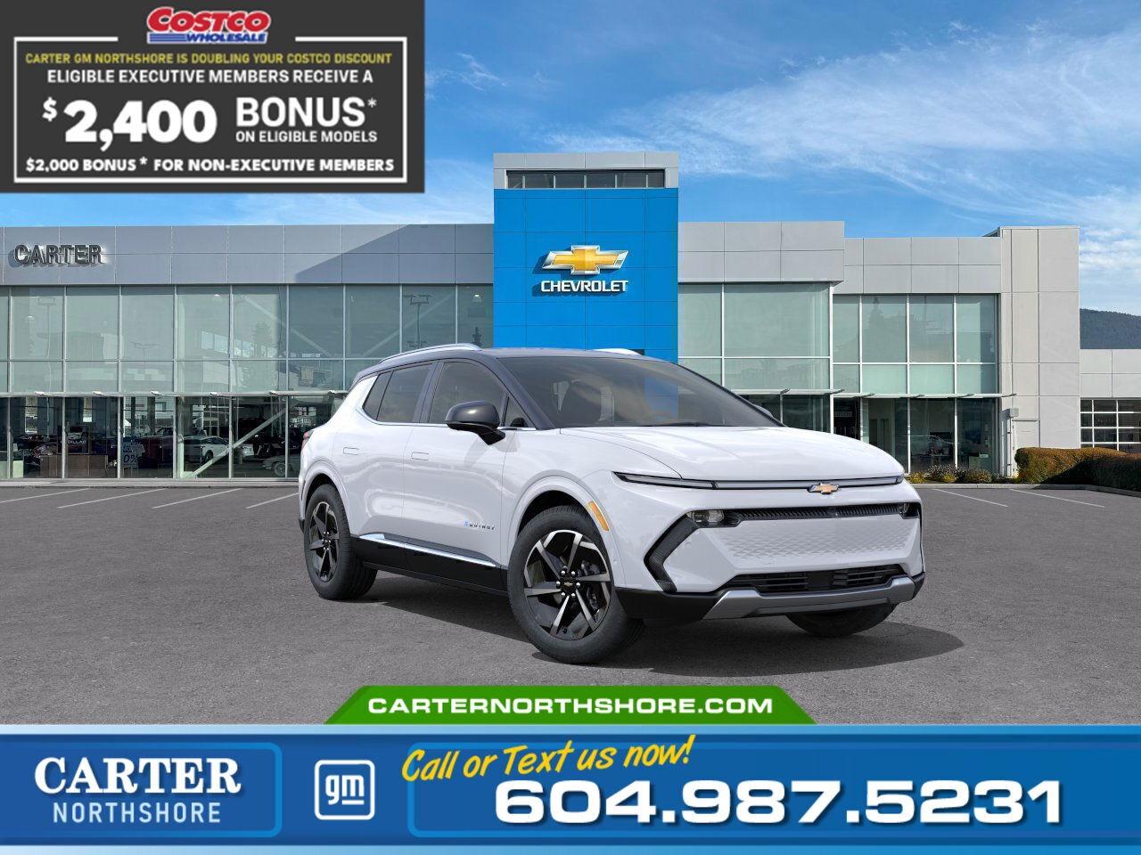 New 2025 Chevrolet Equinox EV 2LT | Double Costco Bonus: Up to $2,400! for sale in North Vancouver, BC