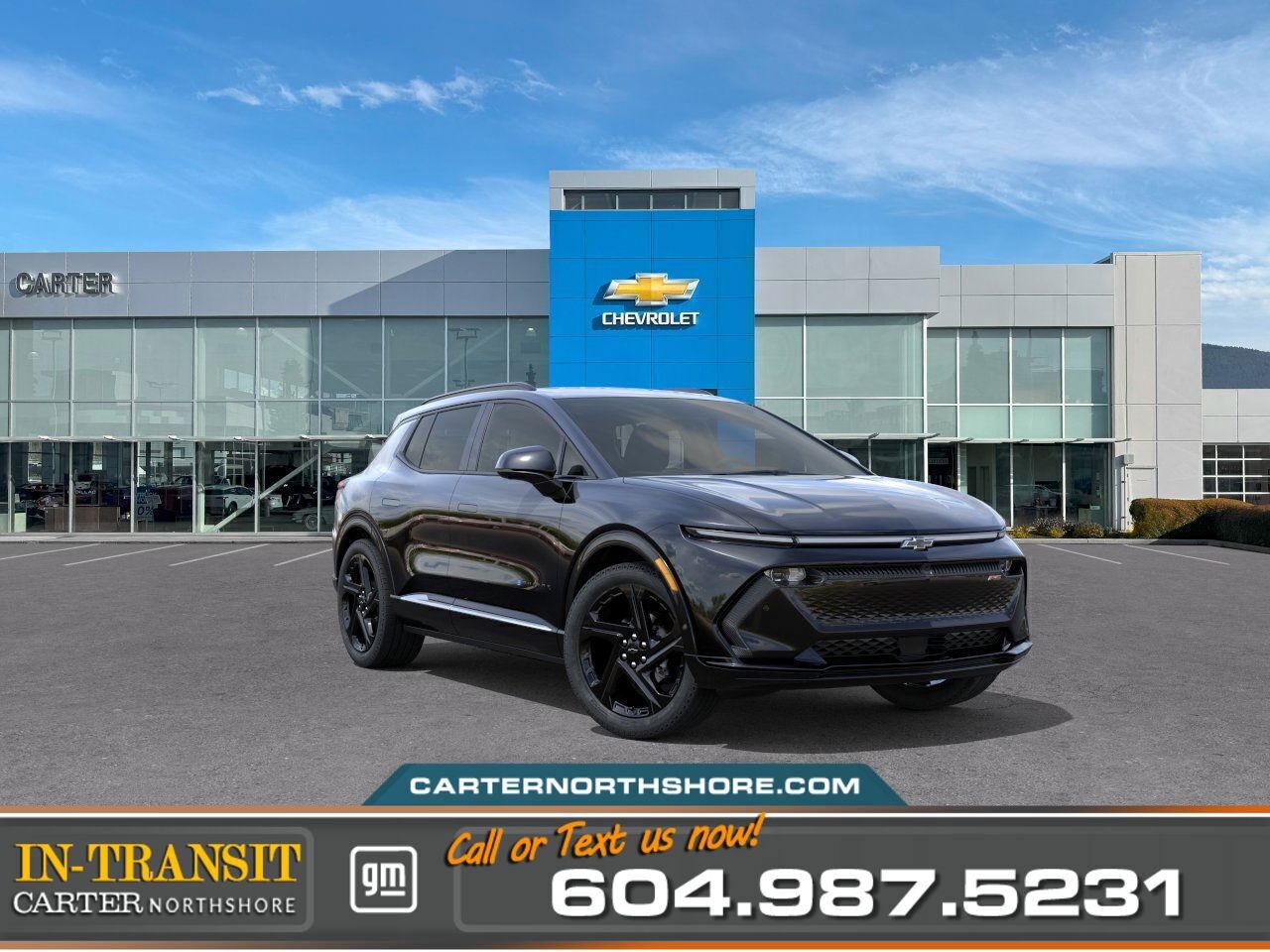 New 2025 Chevrolet Equinox EV 2RS | Alum Wheels/Pwr Liftgate/HD Surround Cam for sale in North Vancouver, BC