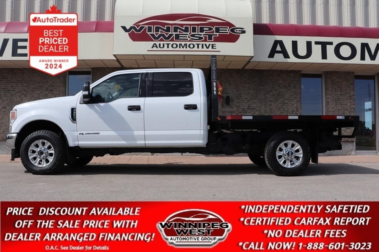 Used 2022 Ford F-350 XLT PREMIUM 6.7L DIESEL 4X4 FLAT DECK LOADED/CLEAN for sale in Headingley, MB