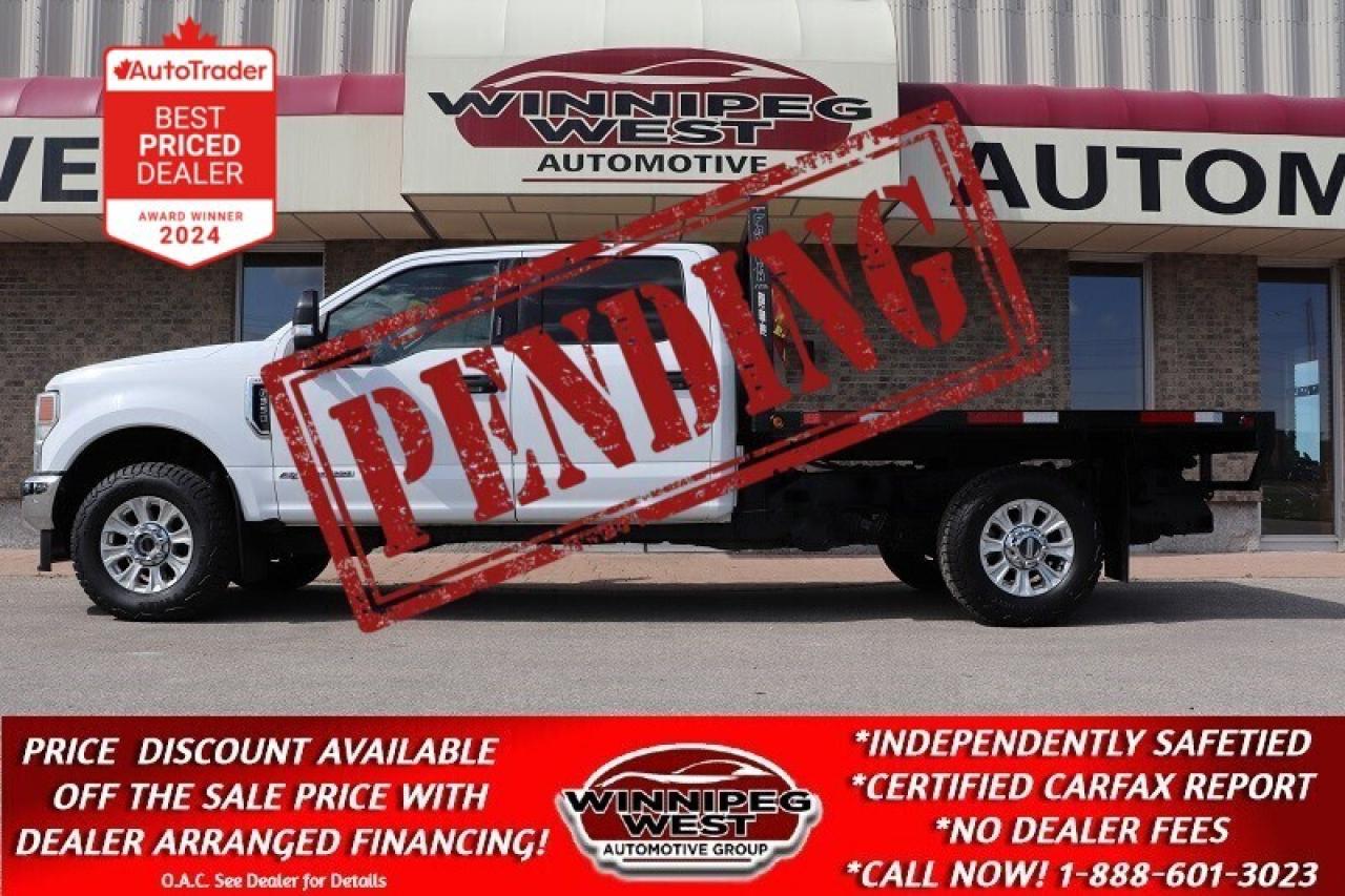 Used 2022 Ford F-350 XLT PREMIUM 6.7L DIESEL 4X4 FLAT DECK LOADED/CLEAN for sale in Headingley, MB