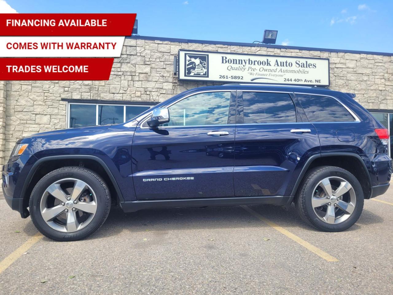 Used 2016 Jeep Grand Cherokee 4WD/Limited/NAVIGATION/LEATHER/CAR STARTER/SUNROOF for sale in Calgary, AB