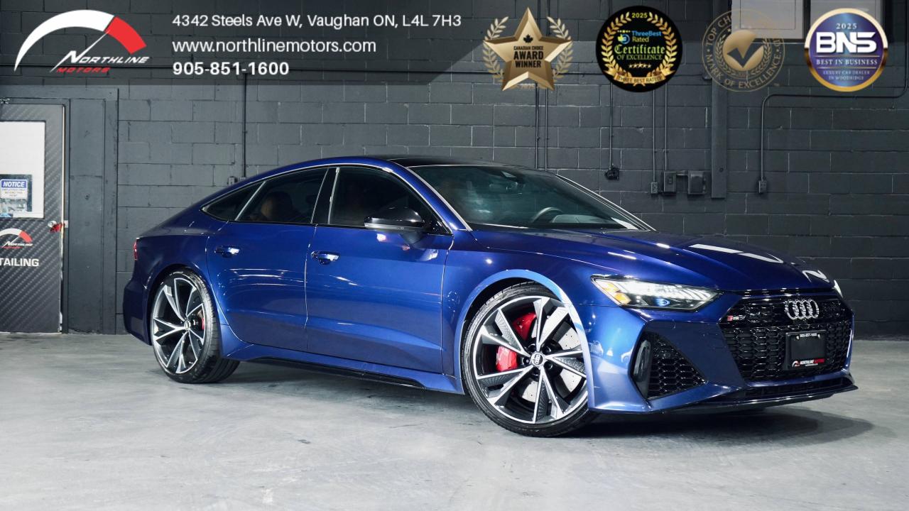 Used 2021 Audi RS 7 HUD/B&O/360 CAM/22 IN RIM/CARBON FIBER/NO ACCIDENT for sale in Vaughan, ON