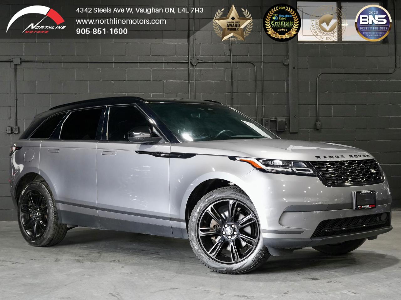 Used 2022 Land Rover Range Rover Velar P250 S/PANO/NAV/MERIDIAN/CARPLAY/CAM/CLEAN CARFAX for sale in Vaughan, ON