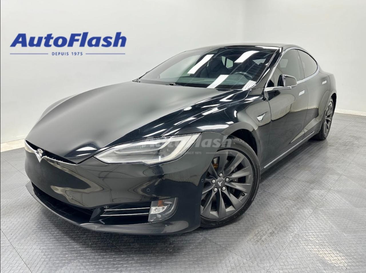 Used 2017 Tesla Model S 75D, DUAL MOTOR, AUTONOMIE 415KM, TOIT EN VITRE for sale in Saint-Hubert, QC