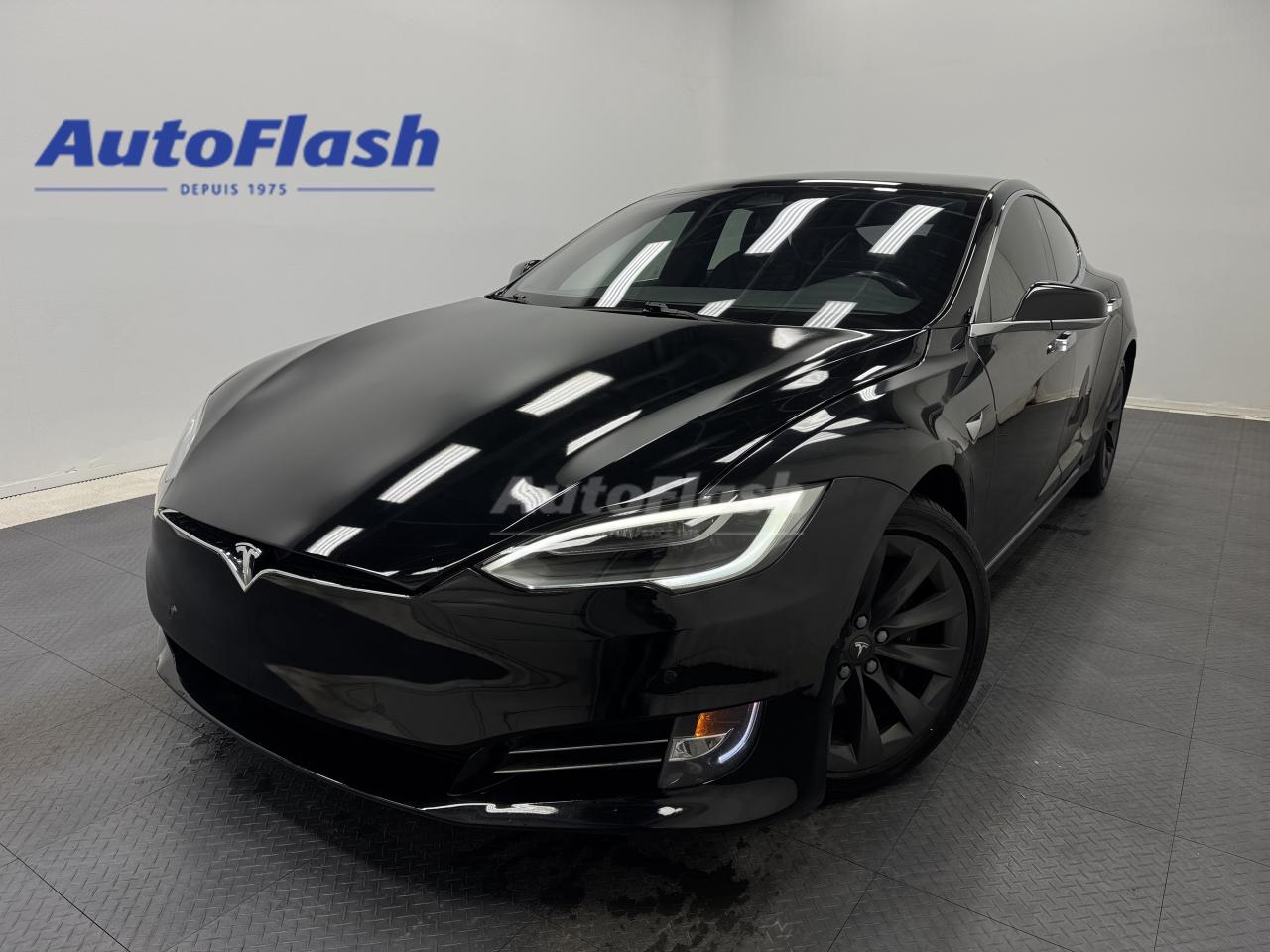 Used 2017 Tesla Model S 75D, DUAL MOTOR, AUTONOMIE 415KM, TOIT EN VITRE for sale in Saint-Hubert, QC