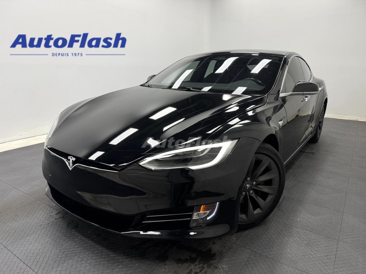 Used 2017 Tesla Model S 75D, DUAL MOTOR, AUTONOMIE 415KM, TOIT EN VITRE for sale in Saint-Hubert, QC