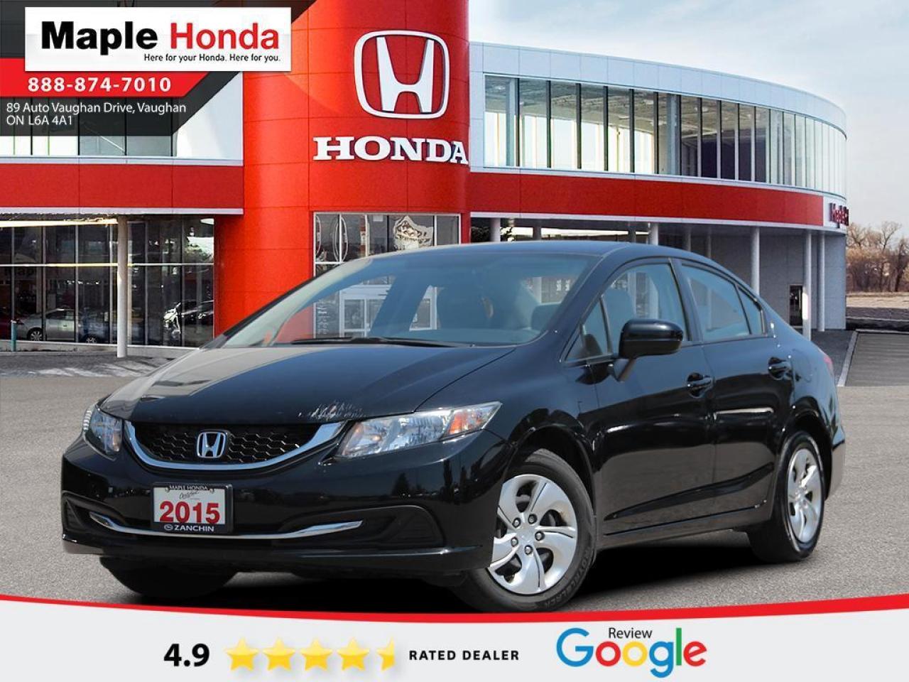 Used 2015 Honda Civic Sedan Power Windows| Power Locks| Bluetooth| Rear Camera for sale in Vaughan, ON