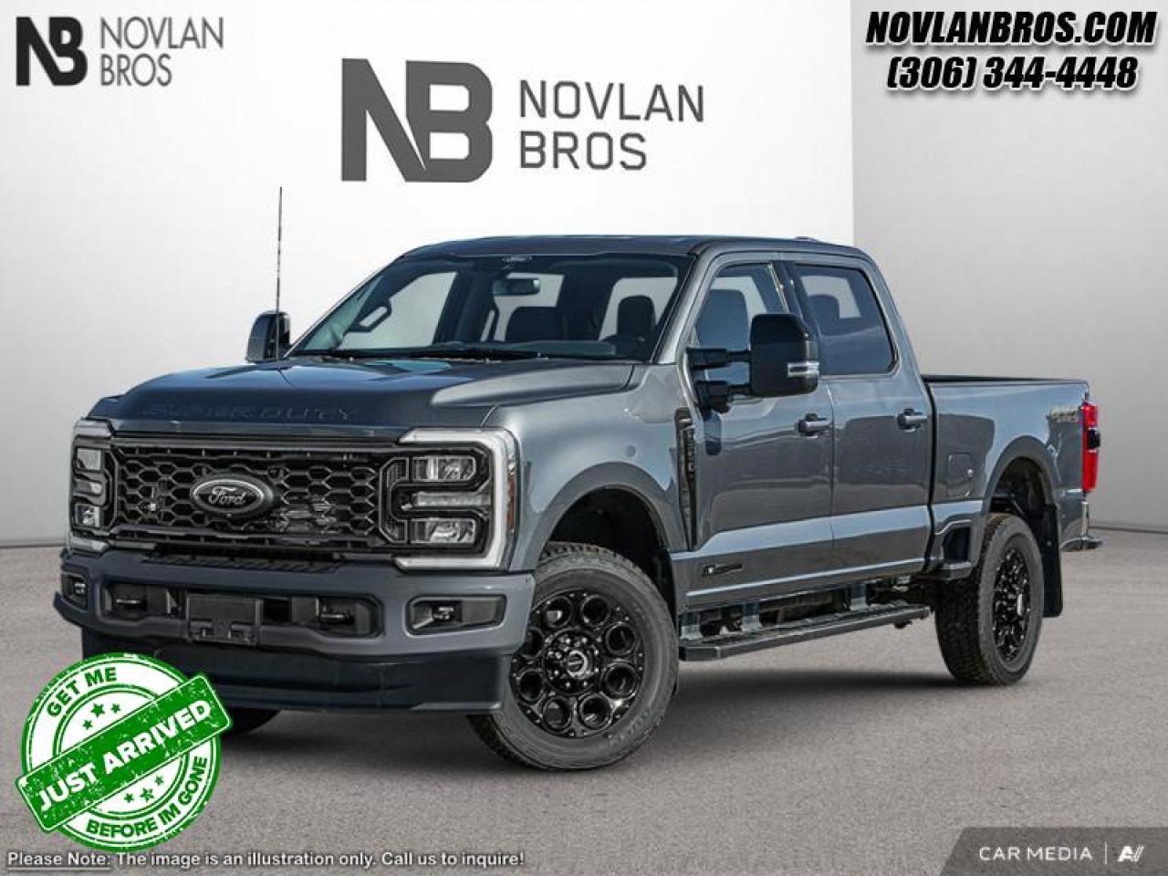 <b>Premium Audio, Diesel Engine, Reverse Sensing System, 20 inch Aluminum Wheels, Spray-In Bedliner!</b><br> <br> <br> <br>Check out our great inventory of new vehicles at Novlan Brothers!<br> <br>  For hauling, towing, and getting the job done, look no further than this rugged F-350. <br> <br>The most capable truck for work or play, this heavy-duty Ford F-350 never stops moving forward and gives you the power you need, the features you want, and the style you crave! With high-strength, military-grade aluminum construction, this F-350 Super Duty cuts the weight without sacrificing toughness. The interior design is first class, with simple to read text, easy to push buttons and plenty of outward visibility. This truck is strong, extremely comfortable and ready for anything.<br> <br> This carbonized grey metallic sought after diesel Crew Cab 4X4 pickup   has a 10 speed automatic transmission and is powered by a  475HP 6.7L 8 Cylinder Engine. This vehicle has been upgraded with the following features: Premium Audio, Diesel Engine, Reverse Sensing System, 20 Inch Aluminum Wheels, Spray-in Bedliner. <br><br> View the original window sticker for this vehicle with this url <b><a href=http://www.windowsticker.forddirect.com/windowsticker.pdf?vin=1FT8W3BT6SED90375 target=_blank>http://www.windowsticker.forddirect.com/windowsticker.pdf?vin=1FT8W3BT6SED90375</a></b>.<br> <br>To apply right now for financing use this link : <a href=http://novlanbros.com/credit/ target=_blank>http://novlanbros.com/credit/</a><br><br> <br/> Total  rebate of $2500 is reflected in the price.   Incentives expire 2025-07-31.  See dealer for details. <br> <br><br> Come by and check out our fleet of 30+ used cars and trucks and 110+ new cars and trucks for sale in Paradise Hill.  o~o