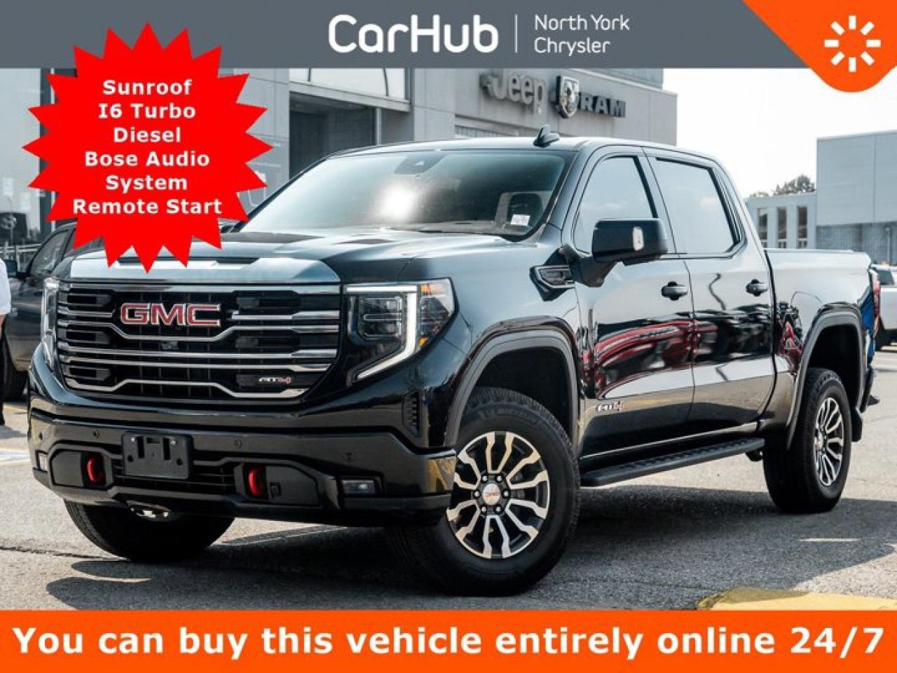 Used 2022 GMC Sierra 1500 AT4 4WD 147'' Sunroof I6 Bose Audio Remote Start for sale in Thornhill, ON