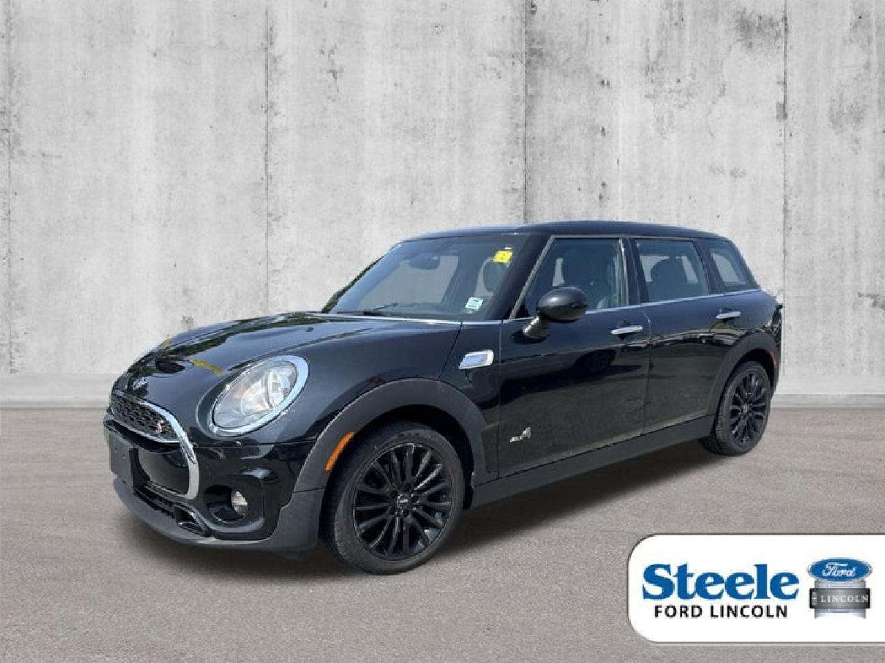 Recent Arrival!Midnight Black Metallic2018 MINI Cooper S ClubmanAWD 6-Speed Manual 2.0L I4 16VVALUE MARKET PRICING!!.ALL CREDIT APPLICATIONS ACCEPTED! ESTABLISH OR REBUILD YOUR CREDIT HERE. APPLY AT https://steeleadvantagefinancing.com/6198 We know that you have high expectations in your car search in Halifax. So if youre in the market for a pre-owned vehicle that undergoes our exclusive inspection protocol, stop by Steele Ford Lincoln. Were confident we have the right vehicle for you. Here at Steele Ford Lincoln, we enjoy the challenge of meeting and exceeding customer expectations in all things automotive.