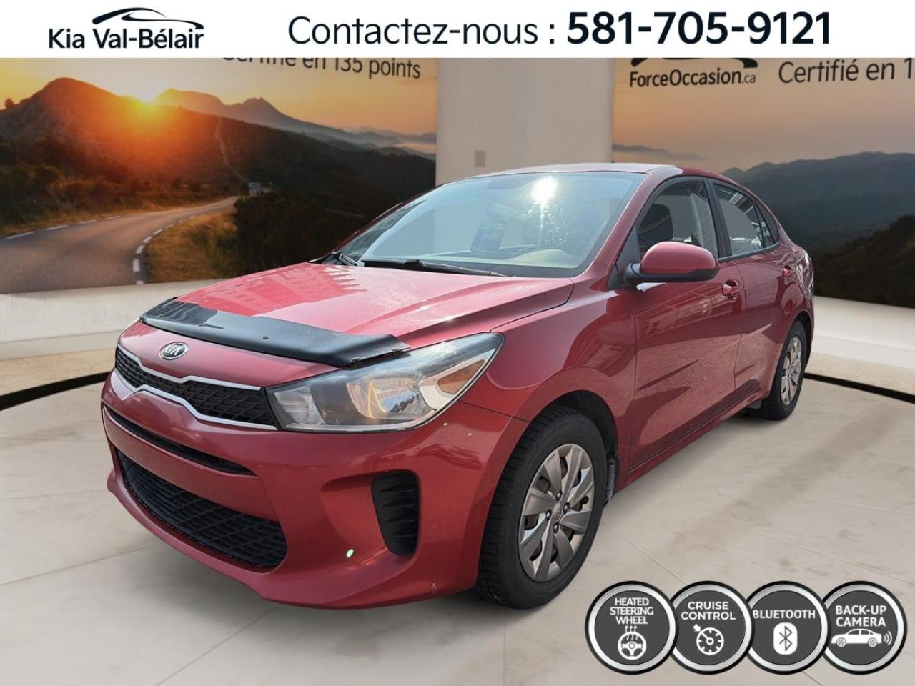Used 2018 Kia Rio LX+ *CAMERA *CRUISE *SIÈGES CHAUFF *BLUETOOTH *A/C for sale in Québec, QC