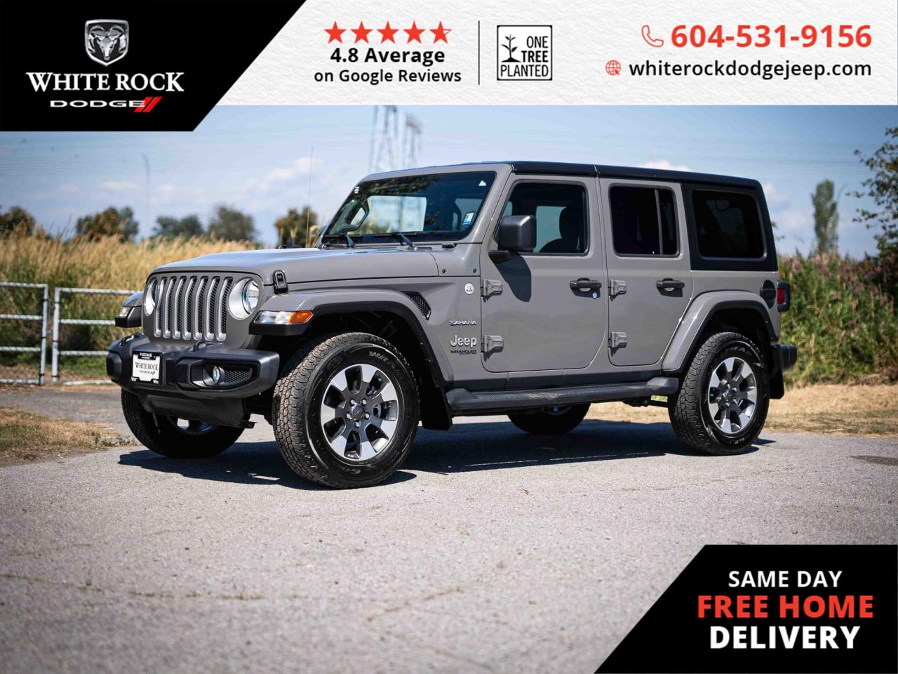 Used 2022 Jeep Wrangler Unlimited Sahara for sale in Surrey, BC