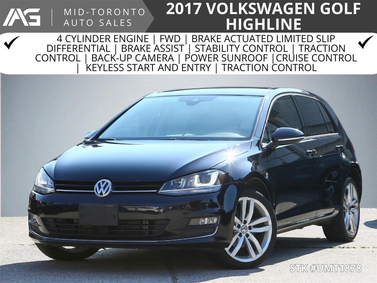 Used 2017 Volkswagen Golf TSI SE 6A HighLine for sale in North York, ON