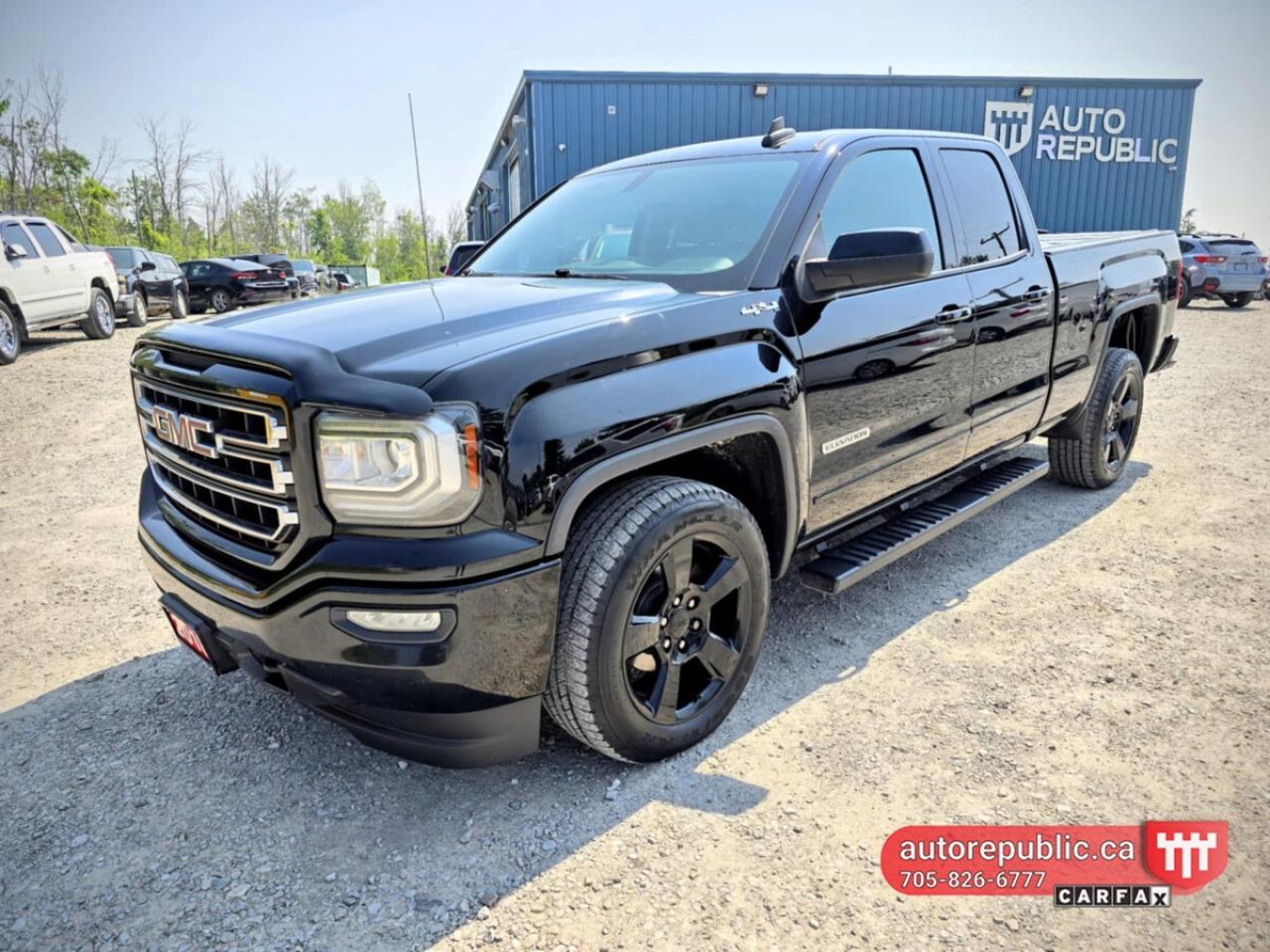 Used 2018 GMC Sierra 1500 Double Cab 4x4 5.3L V8 Certified No Accidents for sale in Orillia, ON