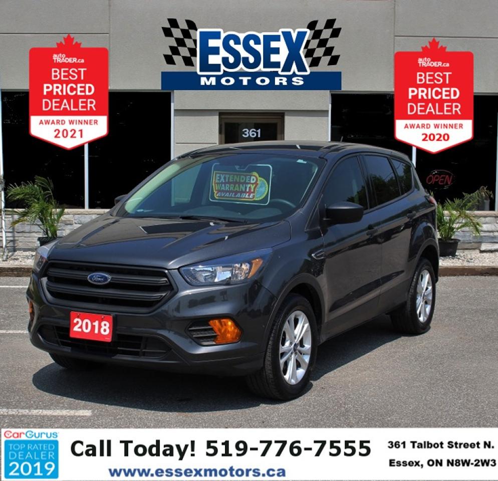 Used 2018 Ford Escape S*Low Ks*Bluetooth*Rear Cam*Microsoft SYNC for sale in Essex, ON