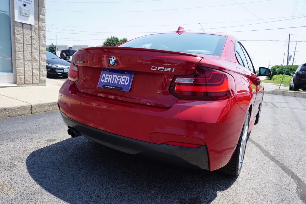 2016 BMW 2-Series 228i xDrive AWD COUPE CERTIFIED CAMERA NAV BLUETOOTH LEATHER HEATED SEATS SUNROOF CRUISE ALLOYS - Photo #6
