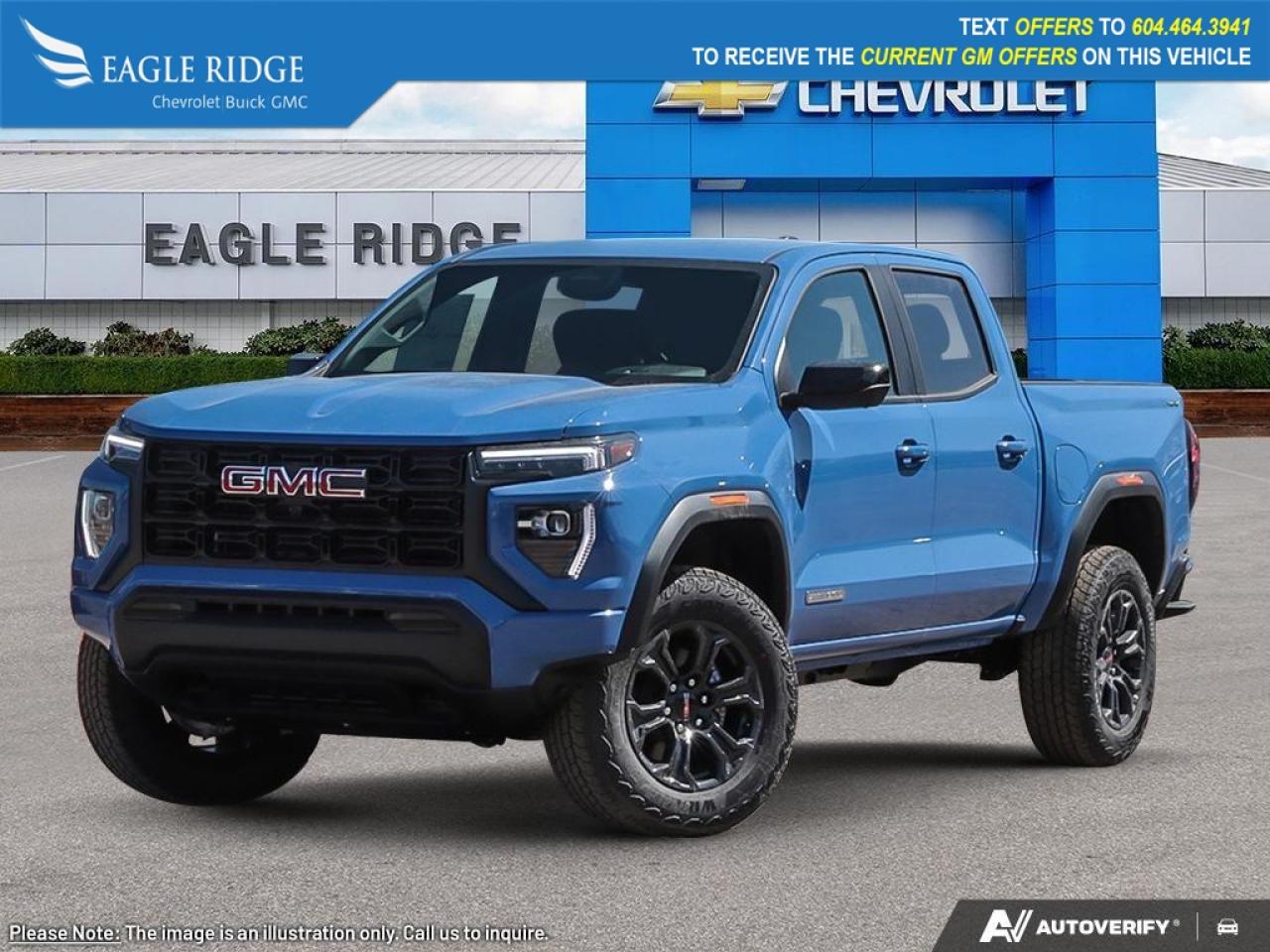 New 2025 GMC Canyon Elevation Lane Keep Assist with Lane Departure Warning, Automatic Emergency Braking, Blind Zone Steering Assist. for sale in Coquitlam, BC