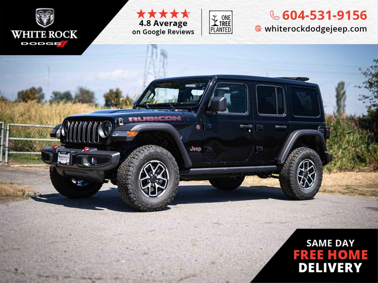 New 2025 Jeep Wrangler RUBICON for sale in Surrey, BC