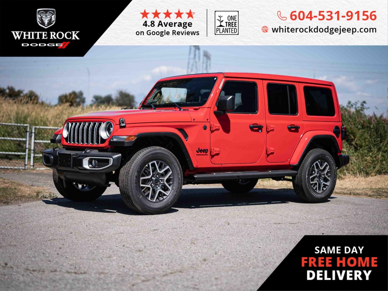 New 2025 Jeep Wrangler Sahara for sale in Surrey, BC