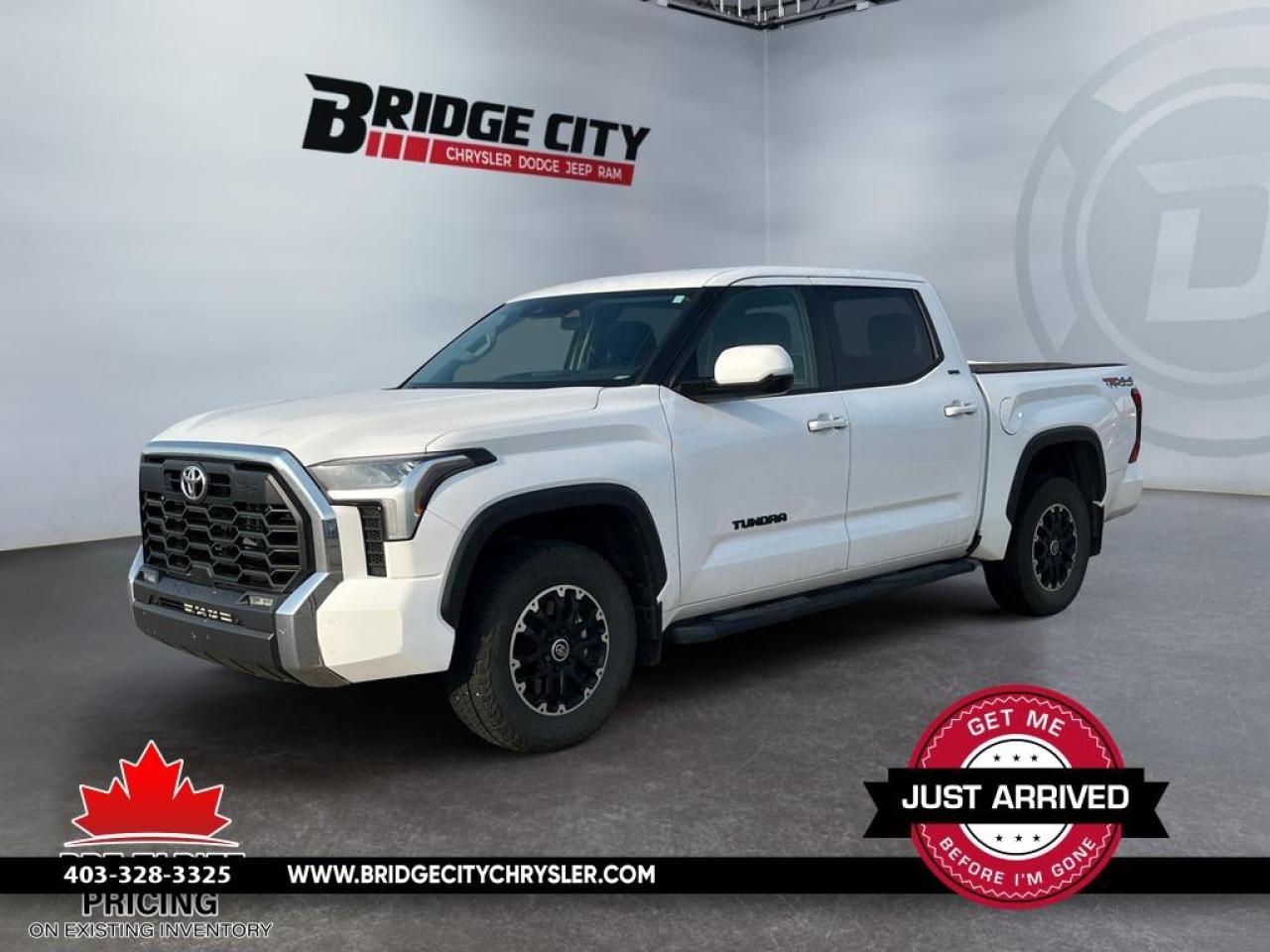 Used 2022 Toyota Tundra SR V6 - TRD Appearance Pkg - Apple Car Play/Android Auto - Heated Seats - Remote Start - Crewmax for sale in Lethbridge, AB