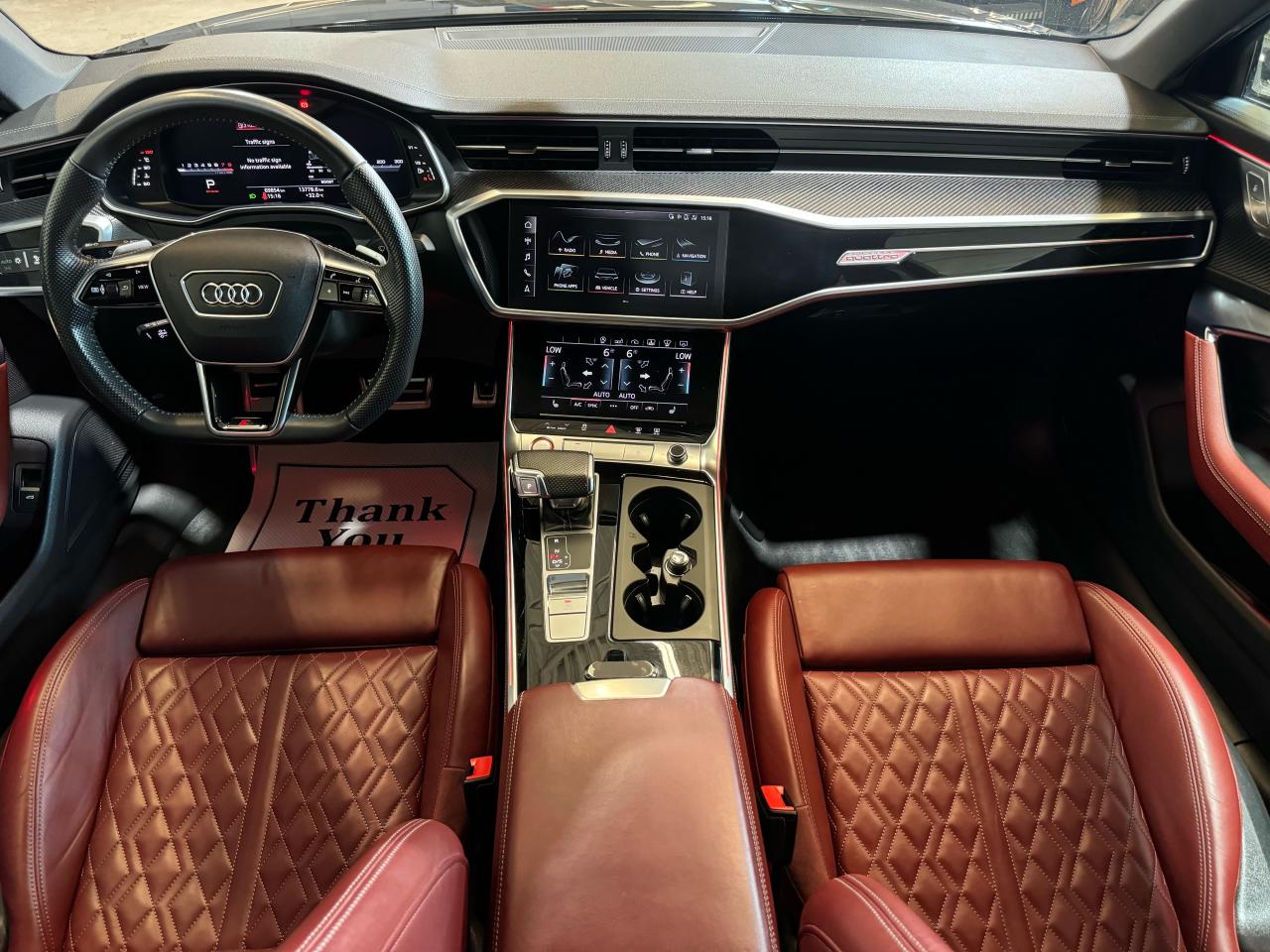 2020 Audi S6 |NAV|360|HUD|BSM|RED INT|CARBON FIBRE|444HP| - Photo #11
