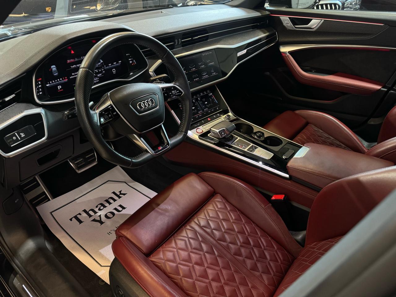 2020 Audi S6 |NAV|360|HUD|BSM|RED INT|CARBON FIBRE|444HP| - Photo #9