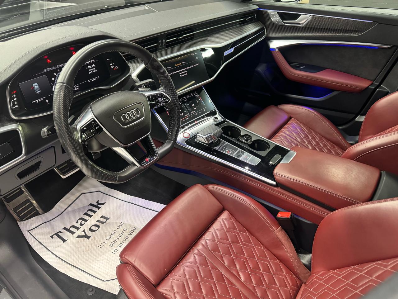 2020 Audi S6 |NAV|360|HUD|BSM|RED INT|CARBON FIBRE|444HP| - Photo #7