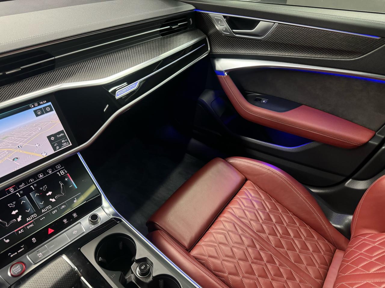 2020 Audi S6 |NAV|360|HUD|BSM|RED INT|CARBON FIBRE|444HP| - Photo #26