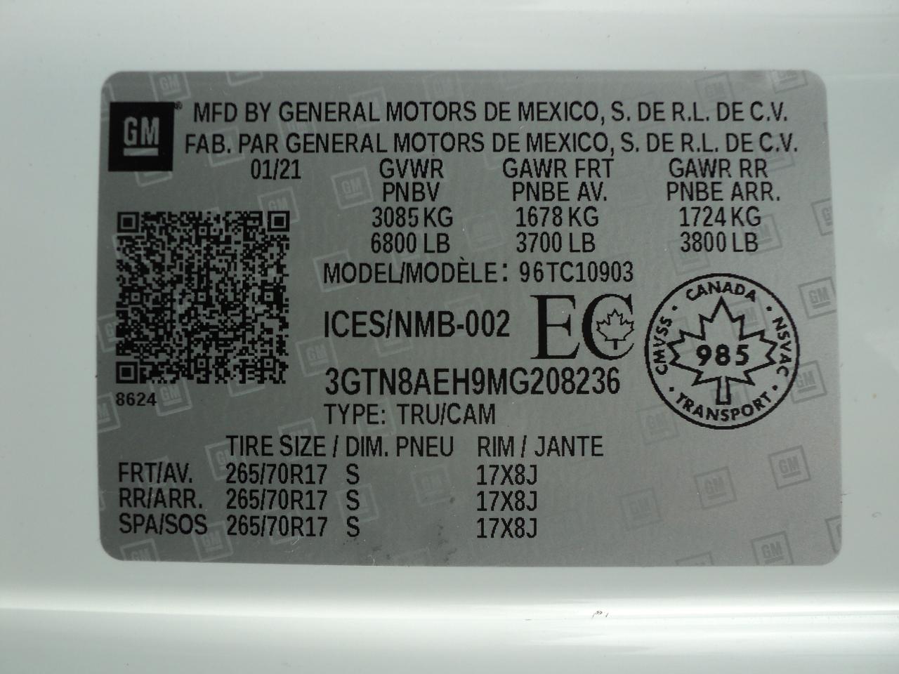 2021 GMC Sierra 1500 Reg Cab 2WD 4.3L6cyl 8ftBox 140"WB BackUpCam - Photo #32