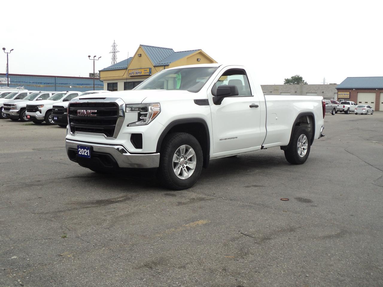 Used 2021 GMC Sierra 1500 Reg Cab 2WD 4.3L6cyl 8ftBox 140