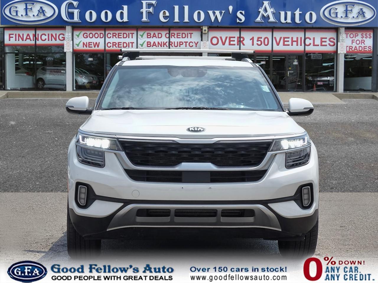 2021 Kia Seltos EX MODEL, AWD, LEATHER SEATS, SUNROOF, REARVIEW CA Photo2