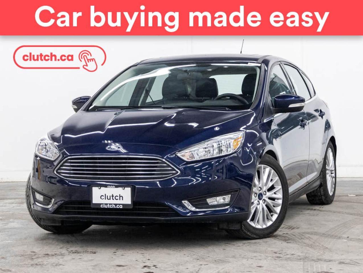 Used 2016 Ford Focus Titanium w/ Winter Pkg w/Heated Front Seats, Bluetooth, Rearview Cam for sale in Toronto, ON