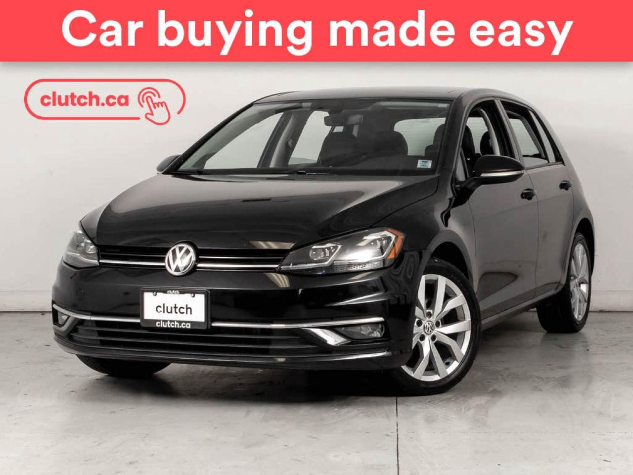 Used 2019 Volkswagen Golf Execline w/ Apple CarPlay & Android Auto, Heated Front Seats, Sunroof for sale in Bedford, NS