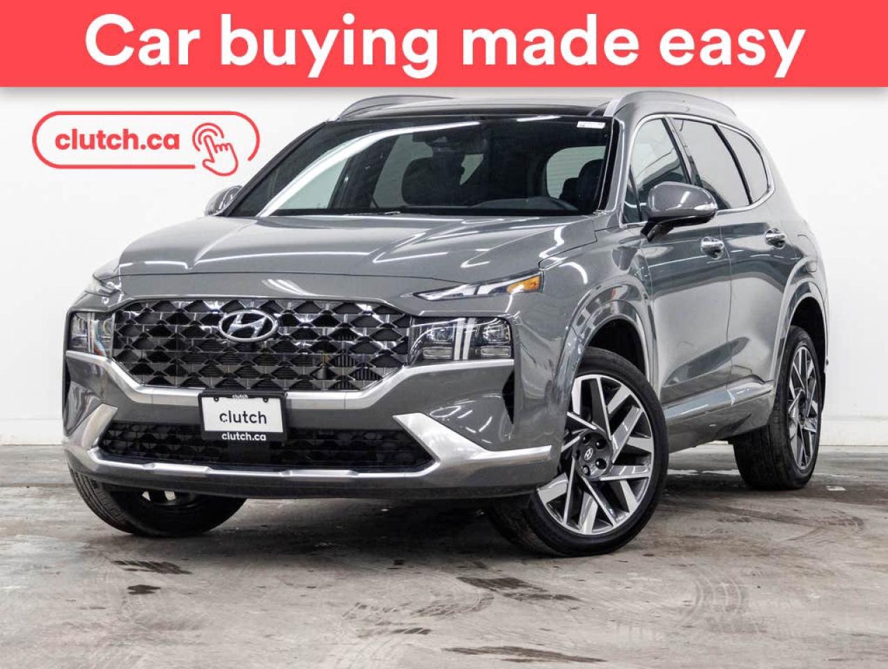 Used 2023 Hyundai Santa Fe Ultimate Calligraphy AWD w/Apple Carplay & Android Auto, Heated Front Seats, Backup Cam for sale in Toronto, ON