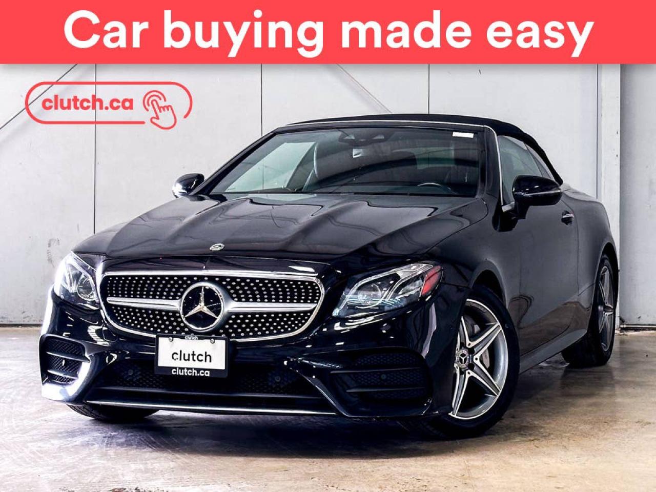 Used 2018 Mercedes-Benz E-Class E 400 4Matic AWD w/ Apple CarPlay, Heated Front Seats, Rearview Cam for sale in Toronto, ON