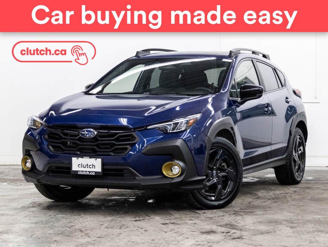 Used 2024 Subaru XV Crosstrek Onyx AWD w/ Apple CarPlay & Android Auto, Rearview Cam, Dual Zone Climate Control for sale in Toronto, ON