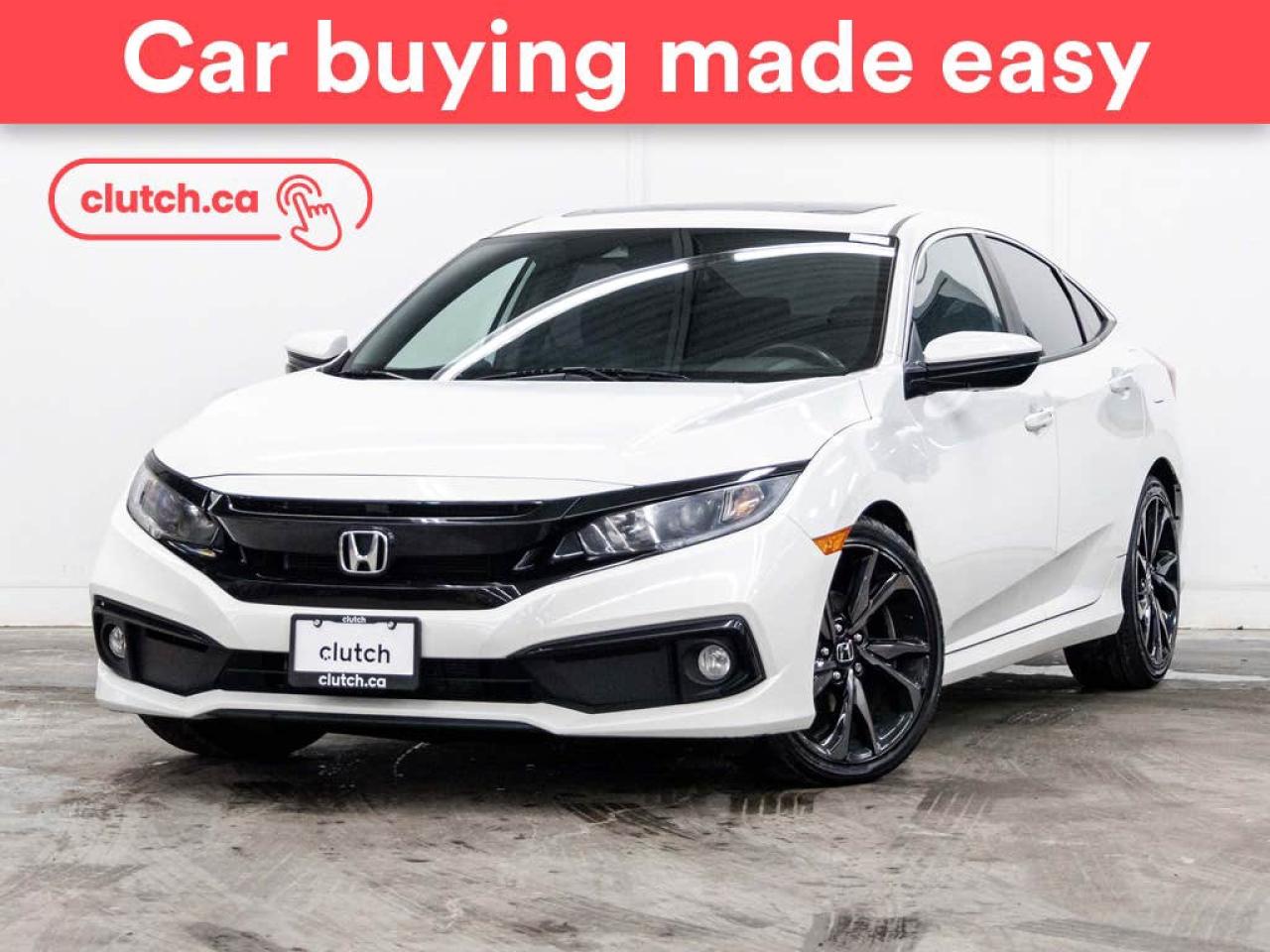 Used 2019 Honda Civic Sport w/ Apple CarPlay & Android Auto, Rearview Cam, Dual Zone Climate Control for sale in Toronto, ON