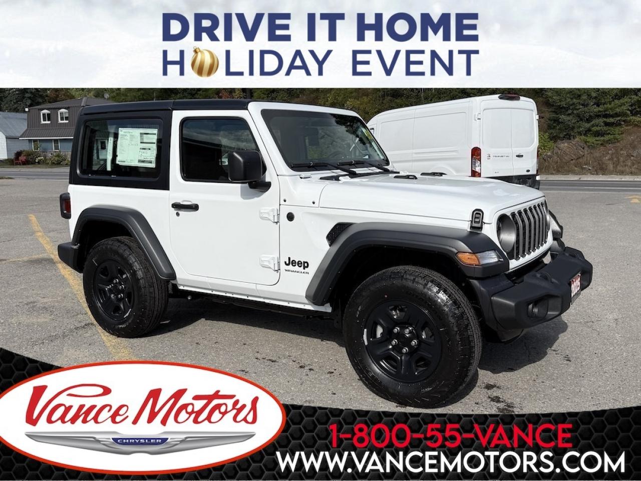 New 2025 Jeep Wrangler Sport 4X4 for sale in Bancroft, ON