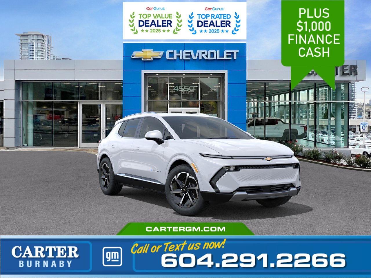 New 2025 Chevrolet Equinox EV LT FWD | Double Costco Bonus: Up to $2,400! for sale in Burnaby, BC