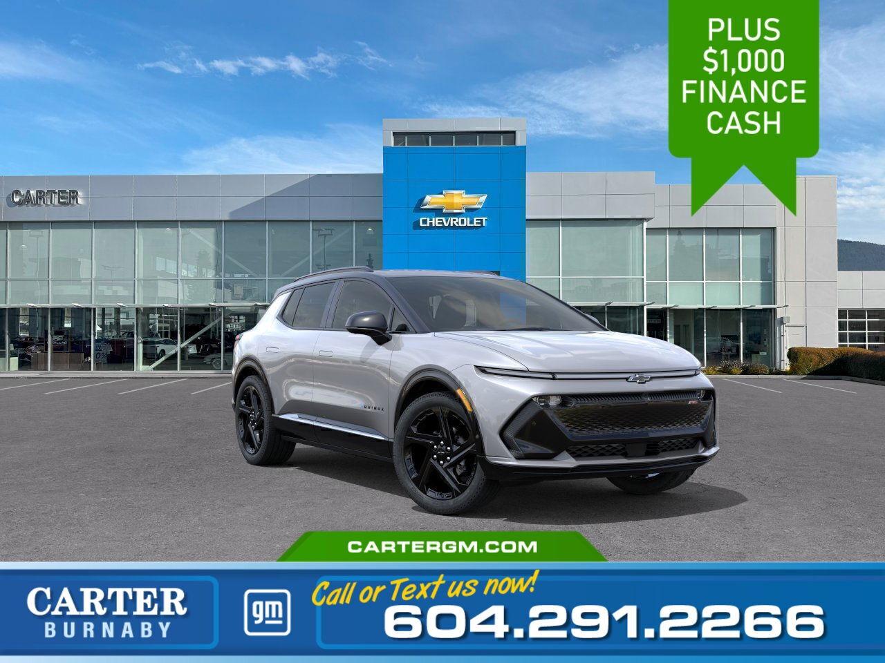 New 2025 Chevrolet Equinox EV RS | Double Costco Bonus: Up to $2,400! for sale in North Vancouver, BC
