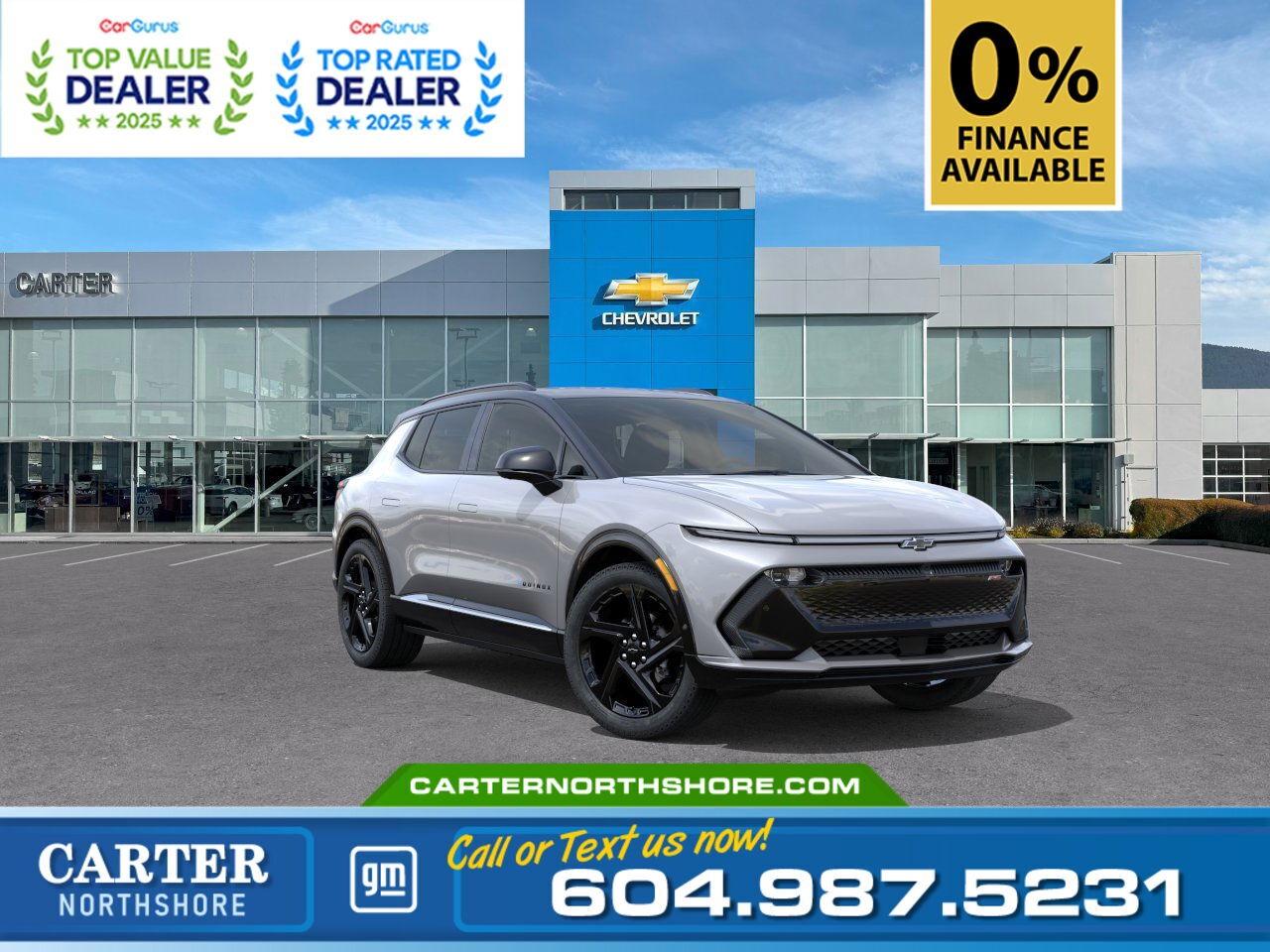 New 2025 Chevrolet Equinox EV RS FWD | 0% FINANCE AVAILABLE - LIMITED TIME! for sale in North Vancouver, BC