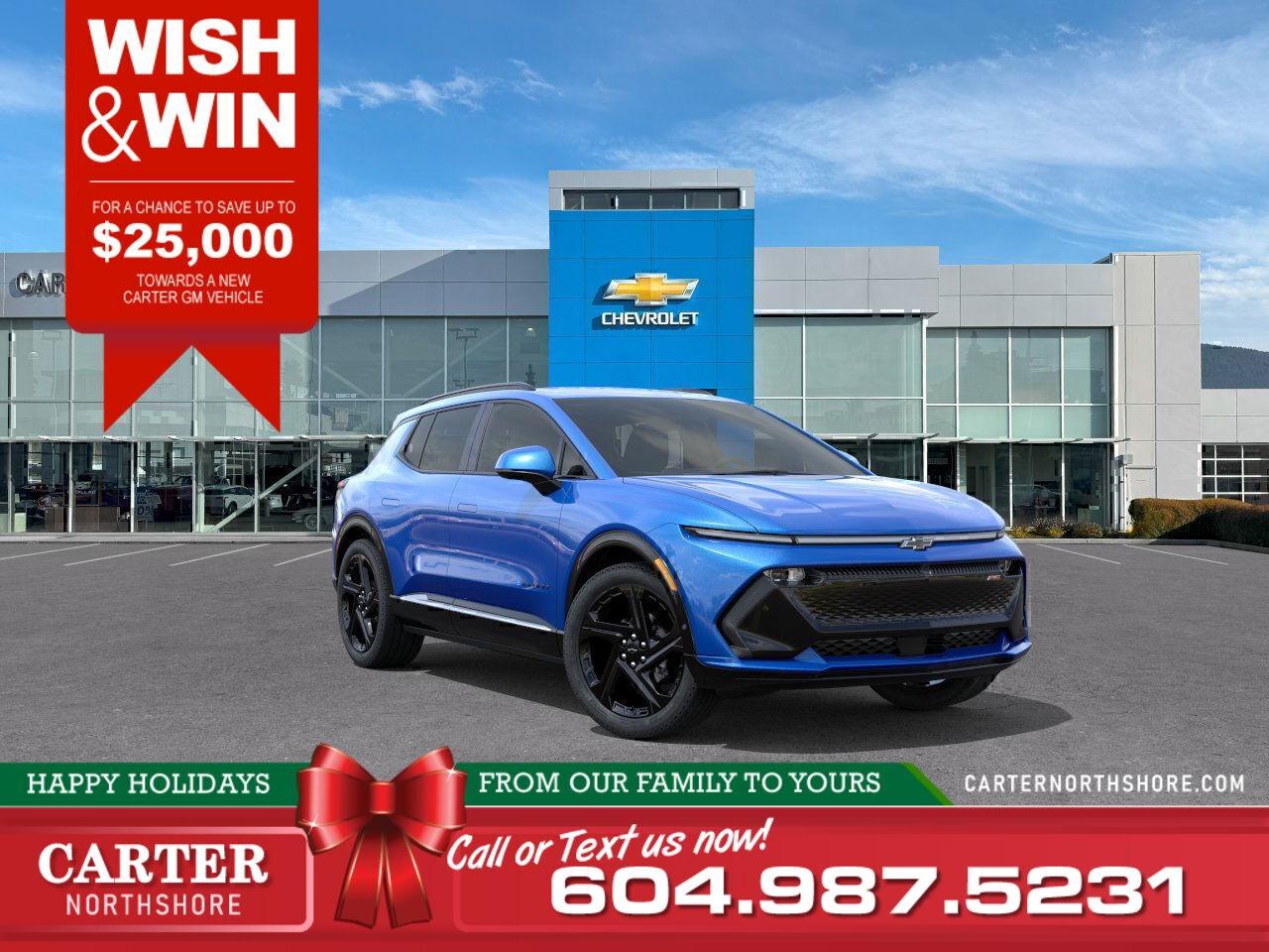 New 2025 Chevrolet Equinox EV 2RS AWD | Costco Members Save Up To $1,200! for sale in North Vancouver, BC